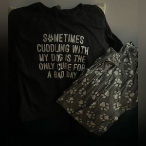 Cute Dog PJs/Lounge Set XXL